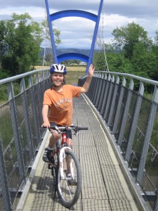 The Tasman Great Taste trail smiling while I ride