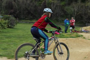 A riding position pump track goRide