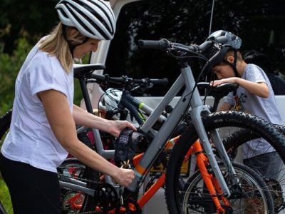 Chain lock. Multiple bikes.goRide