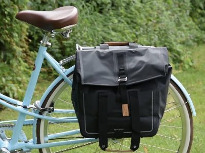 Waterproof Pannier - Single on town bike. goRide 2