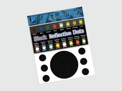 Reflective dots youth be visible