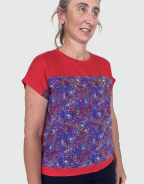 Move Tee for Biking - Red Merino