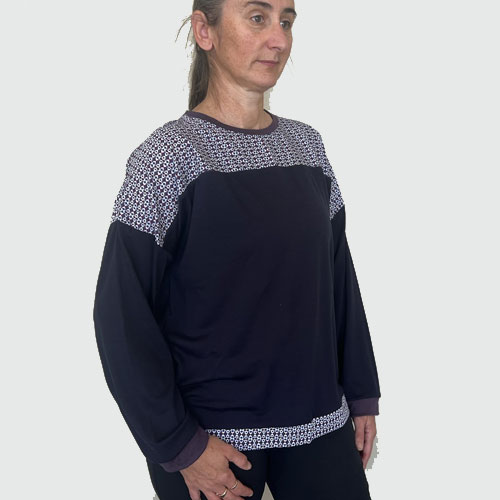 Move tee - short sleeve red merino