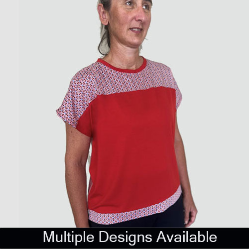 Move tee - short sleeve guava merino