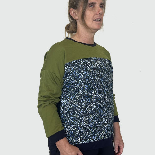 Move tee - short sleeve red merino