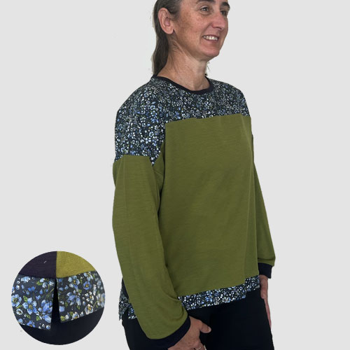 Move tee - short sleeve red merino