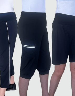 Bike goUnders Mid Waist Recreation & Movement Pants/Shorts COMBO