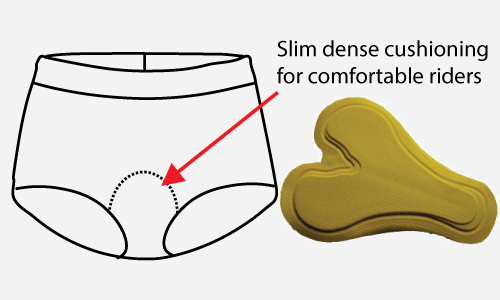 Womens High Waist Bike goUnder - Endurance Connection - Image 3